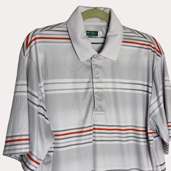 Ben Hogan Performance Golf Polo Shirt Stripe  L bv - Picture 2 of 3
